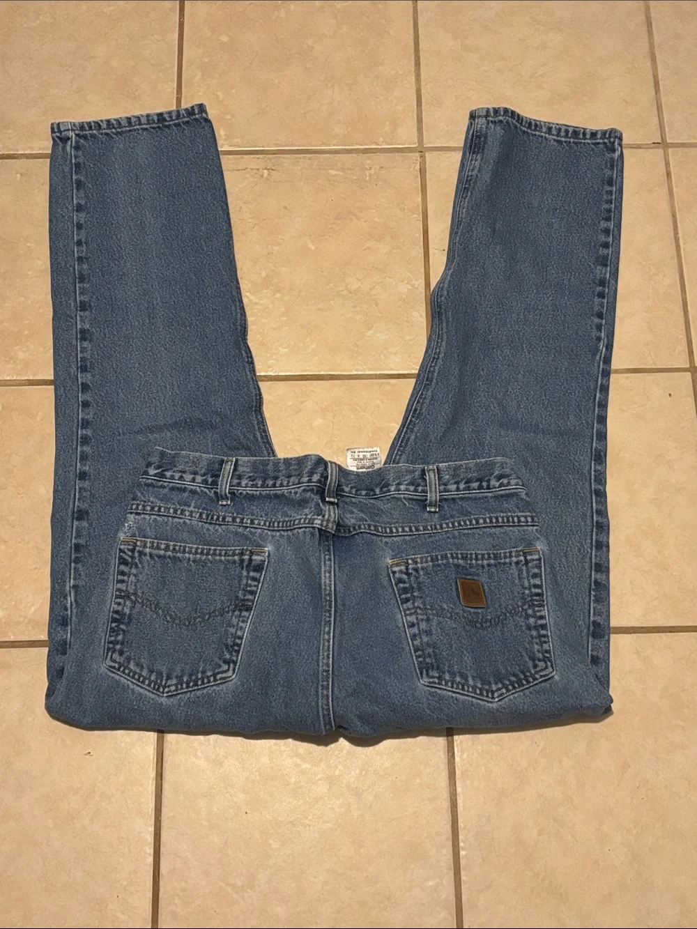 Classic High-Waist Straight Leg Women's Jeans - Blue